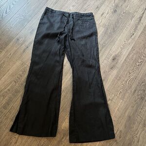 Express Women’s Pants 100% Linen Sz 9/10 Button Fly